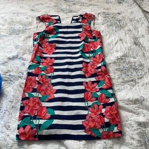Vineyard vines striped and floral dress